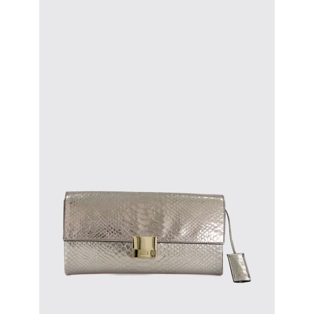 Tom Ford Women Tom Ford Laminated Leather Python-Print Ceremony Clutch